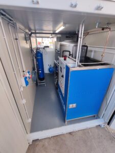 Containerized evaporator